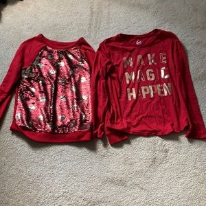 Two Christmas shirts